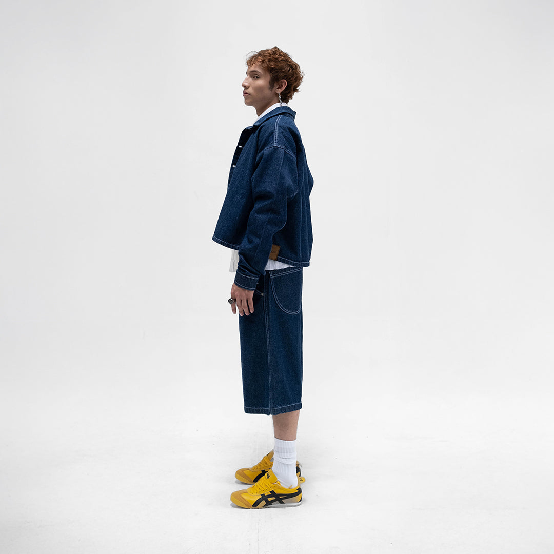 Chaqueta Petroleo - Boxy fit