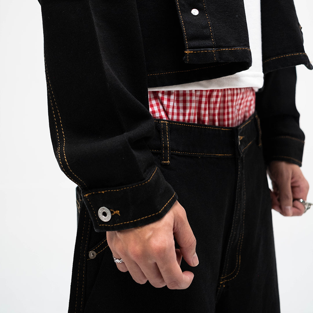 Chaqueta black dark - Boxy fit