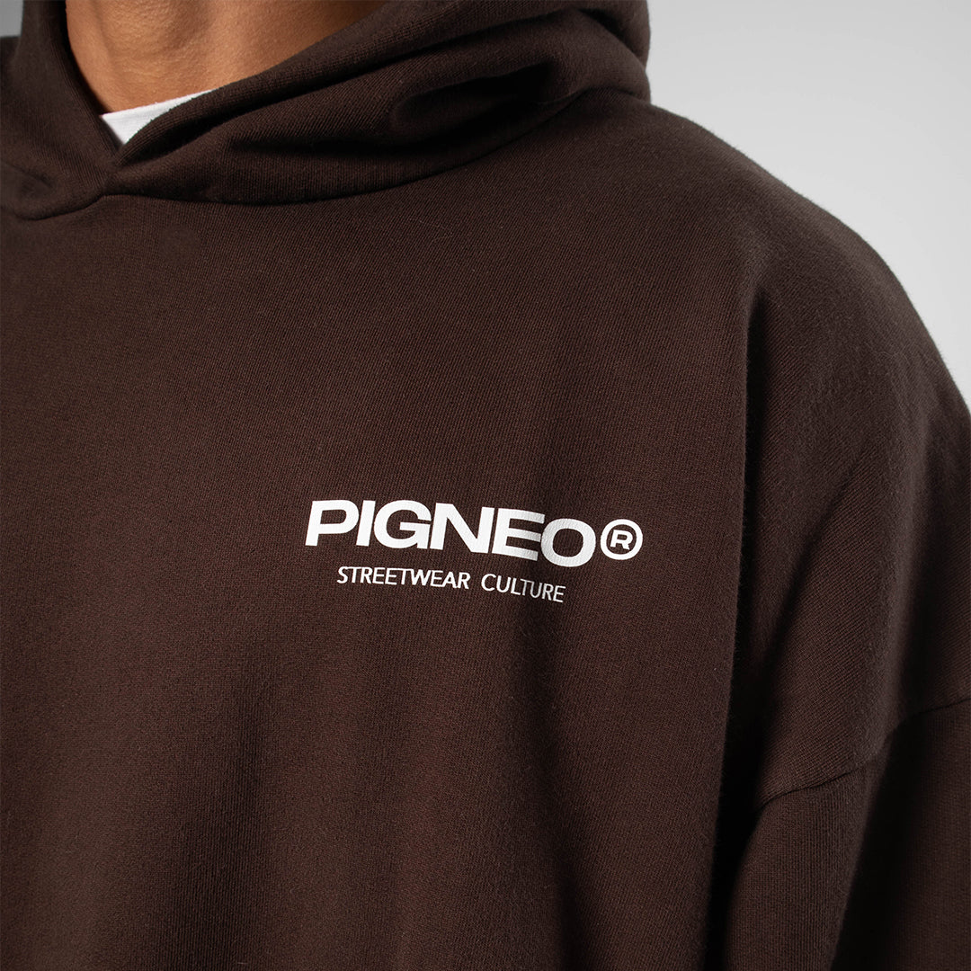 Hoodie marrón Oscuro