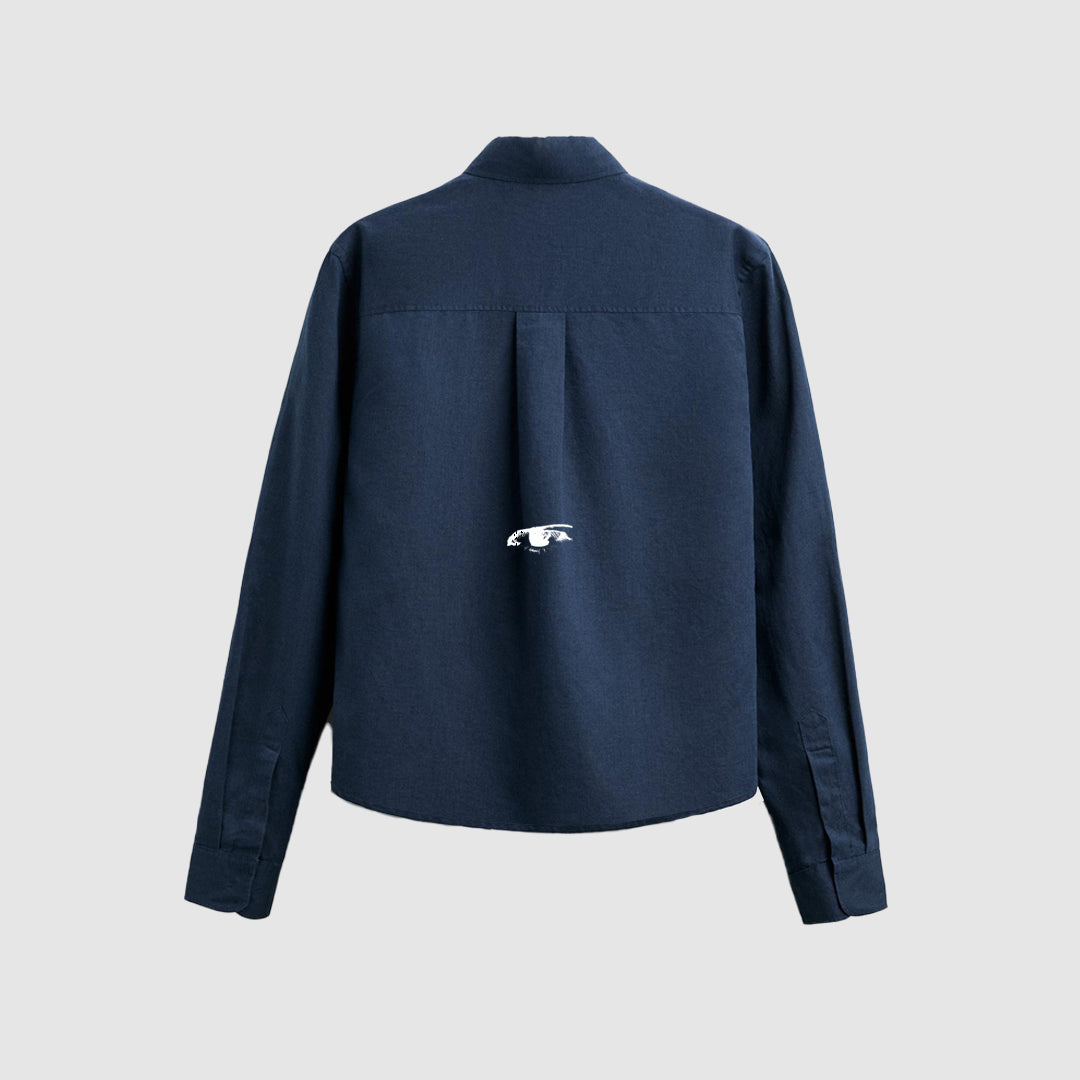Riagno Boxy Shirt - Azul Navy