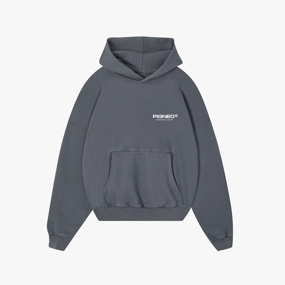Hoodie gris perla