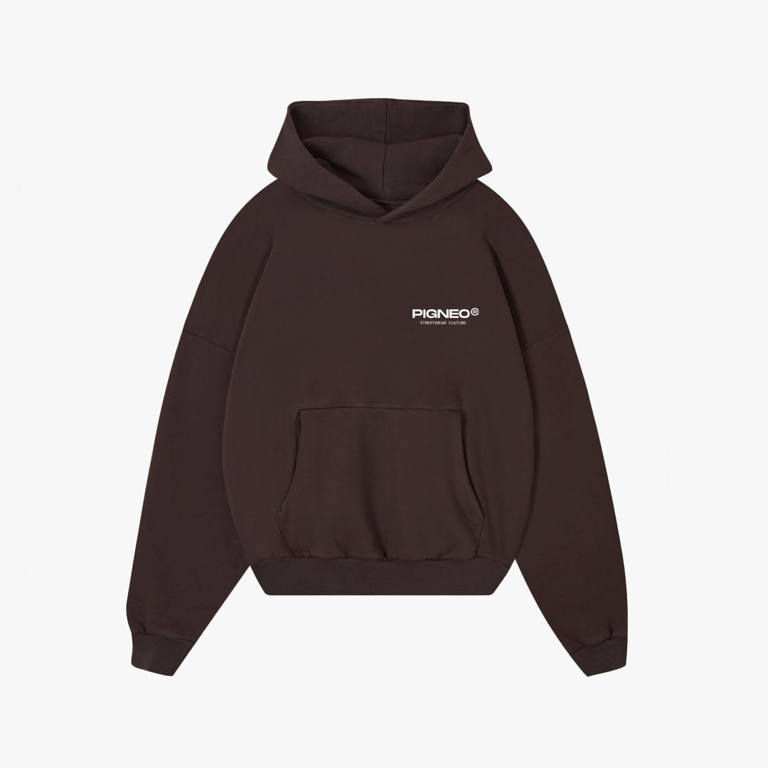Hoodie marrón Oscuro