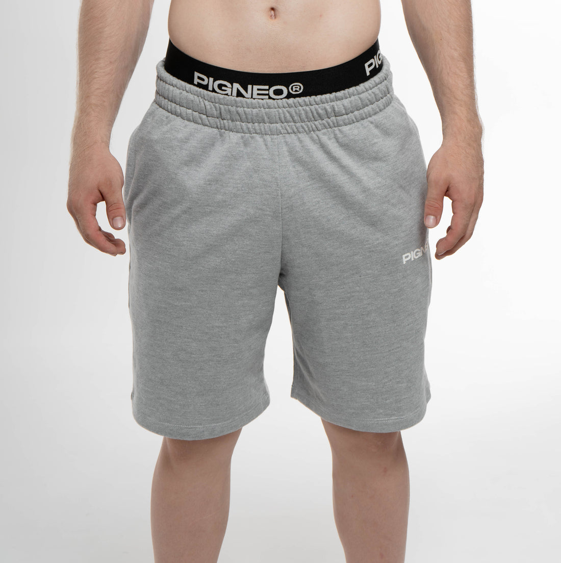 Short gris jaspe Basico