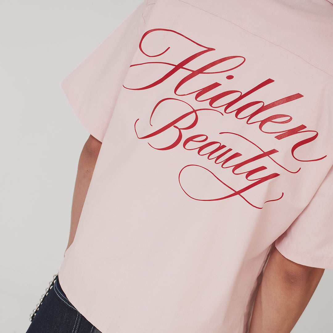 Camisa Rosada de Botón - Boxy