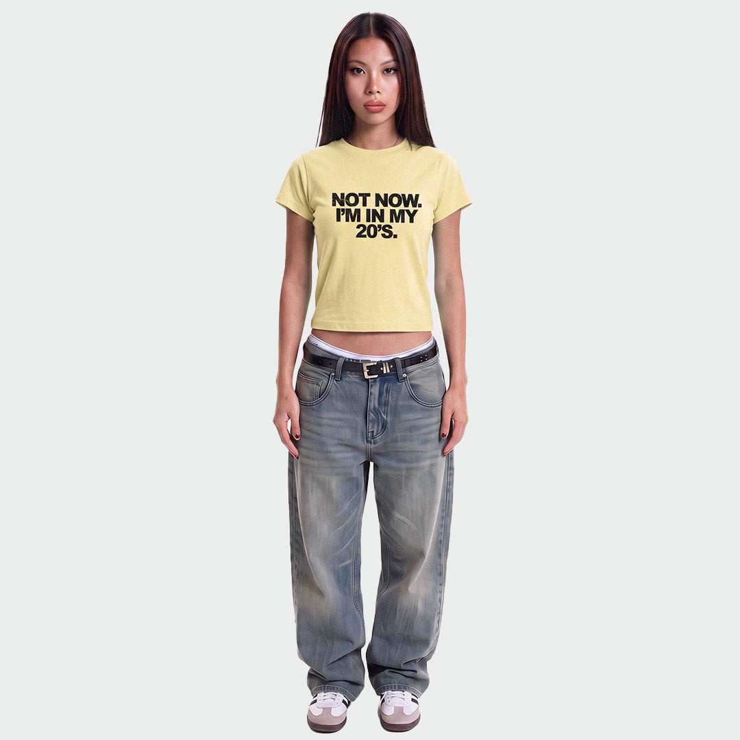 Baby tee - my 20's butter