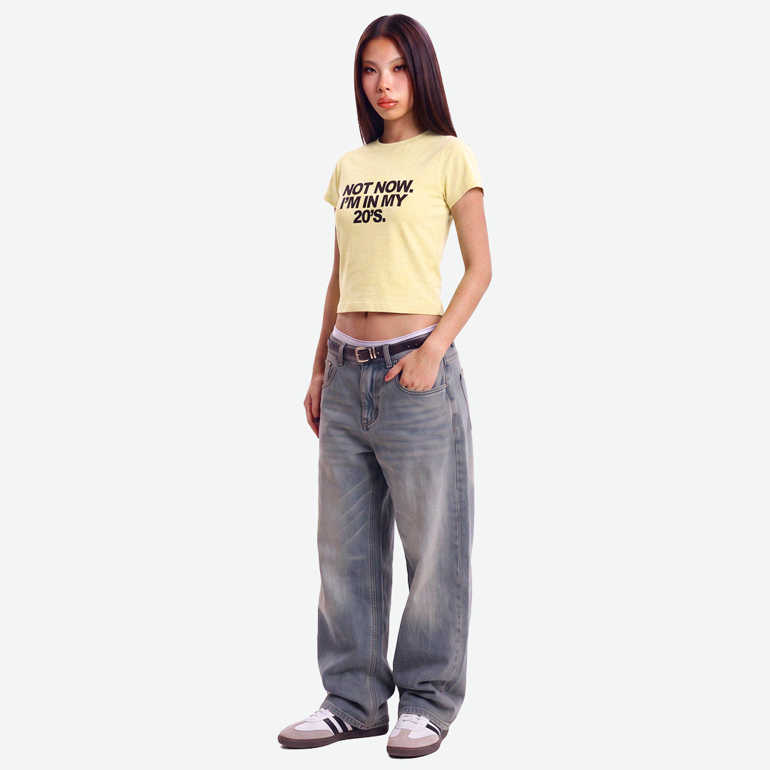 Baby tee - my 20's butter