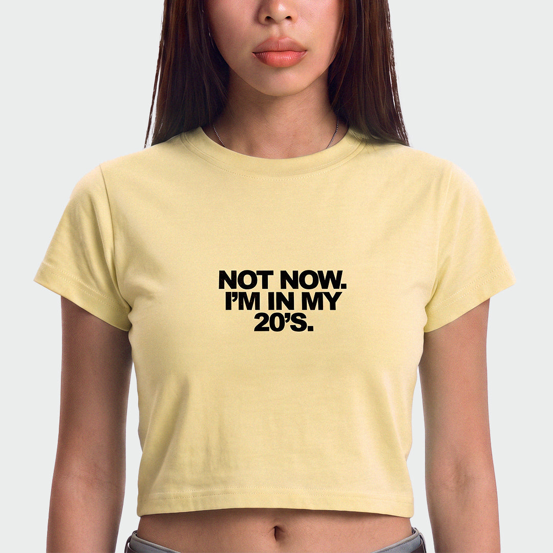 Baby tee - my 20's butter