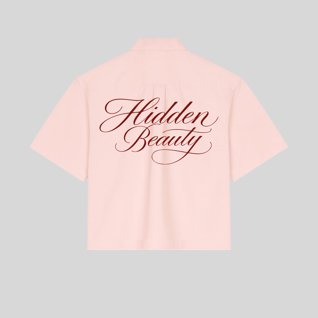 Camisa Rosada de Botón - Boxy