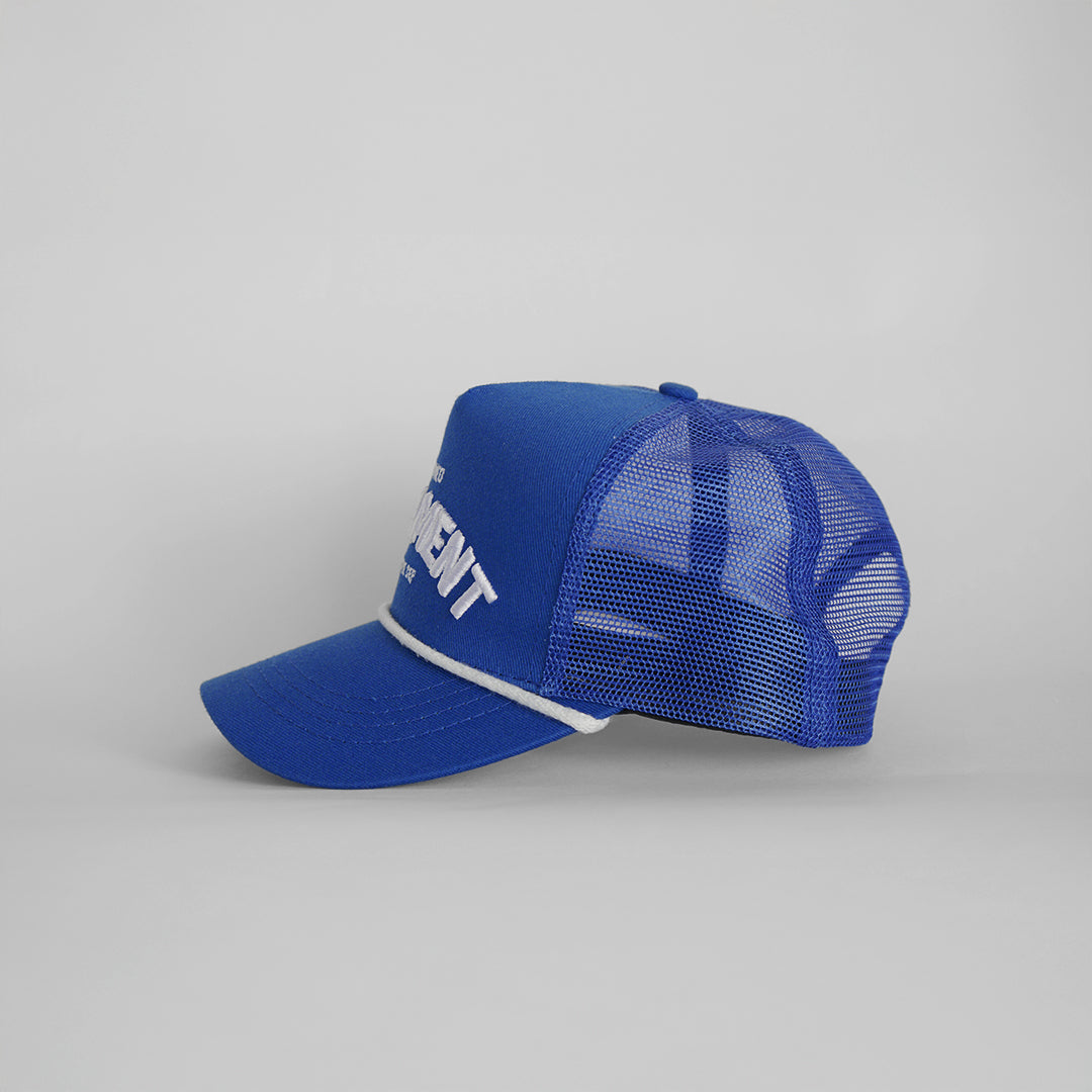 Gorra azul - tracker
